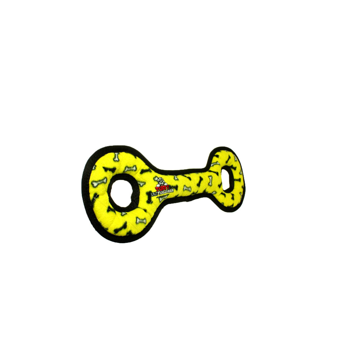 Tuffy Ultimate Tug-O-War - Yellow Bone, Squeaky Dog Toy 55cm