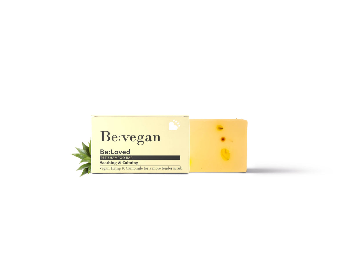 BeLoved Be:Vegan Dog Shampoo Bar - Hemp Pet Shampoo Bar