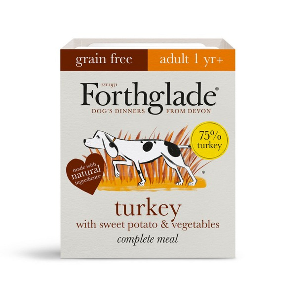 Forthglade Comp Meal Adult TurkeySweet Potato/Veg 395g