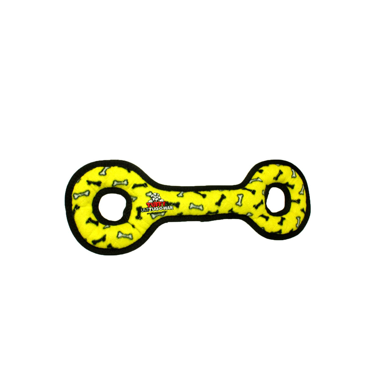 Tuffy Ultimate Tug-O-War - Yellow Bone, Squeaky Dog Toy 55cm