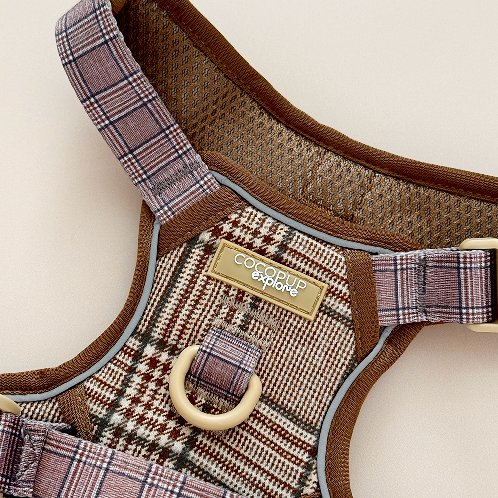 Cocopup Explore Dog Harness - Pup Plaid