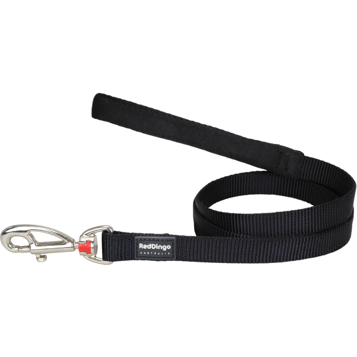 Red Dingo Dog Lead Classic Black 1.2m