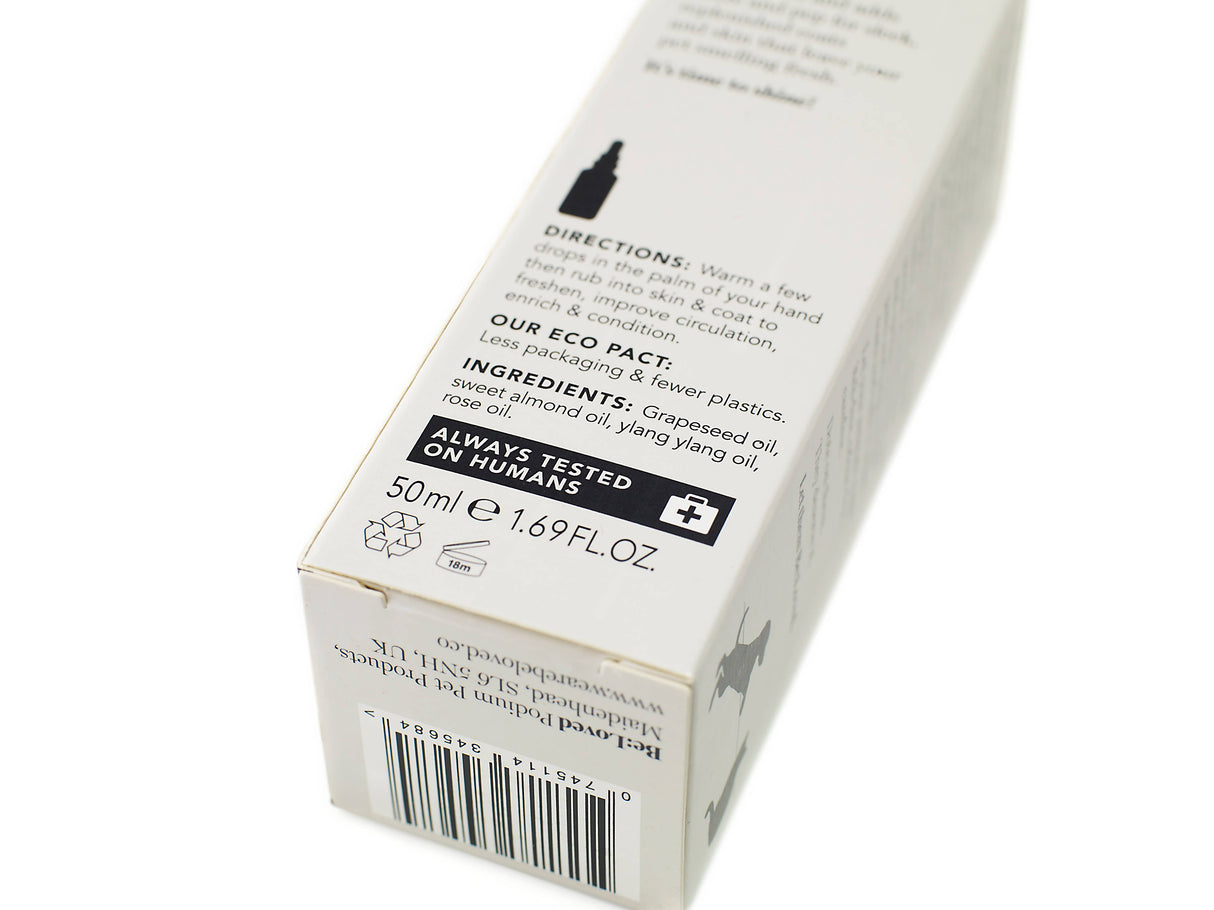 Beloved Be:Silky, Detangling Fragrance & Massage Oil For Dogs