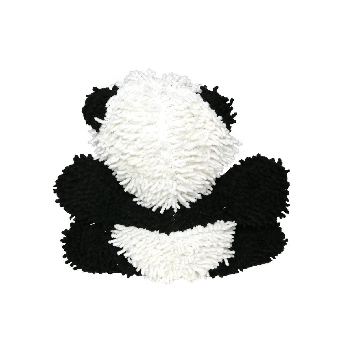Mighty Microfiber Ball Med Panda, Durable, Squeaky Dog Toy