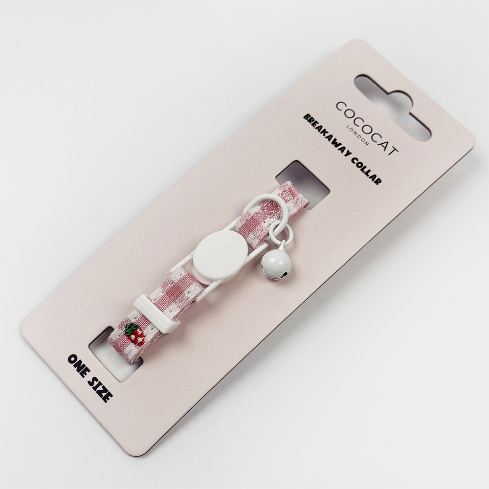 Cocopup Cat Collar - Strawberry Picnic