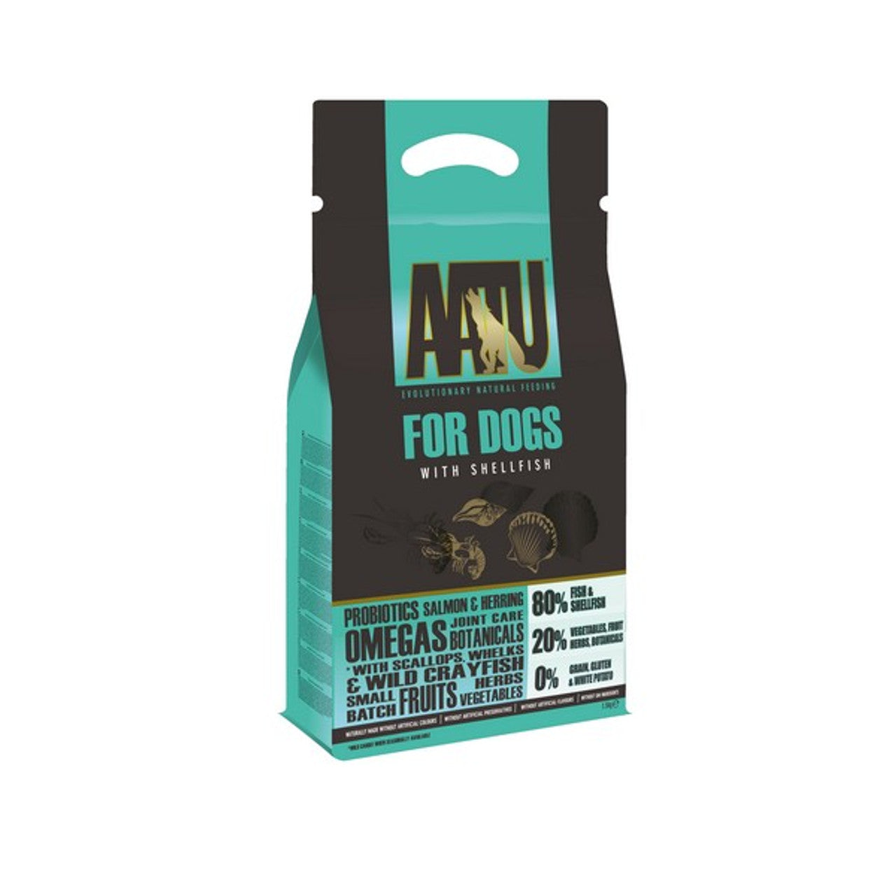 AATU Dog Adult Dog Dry Food 80/20 1.5 kg