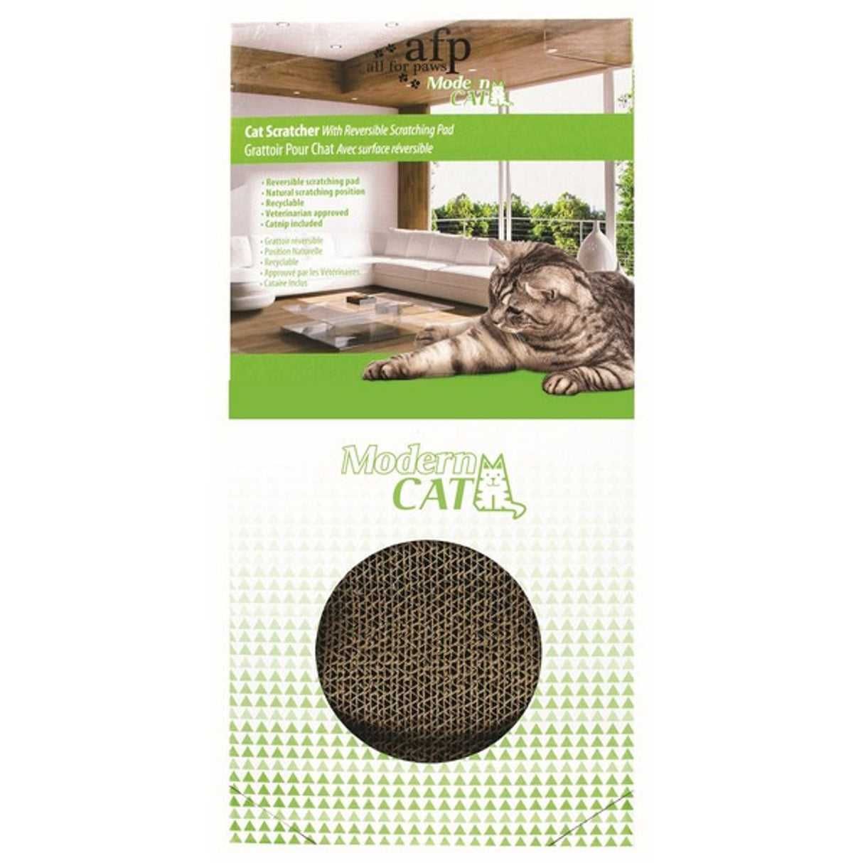 All For Paws Modern Cat - Cat Scratcher Double