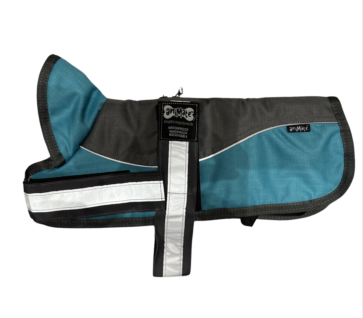 Animate With Neck - Waterproof Reflective Padded Harness Coat