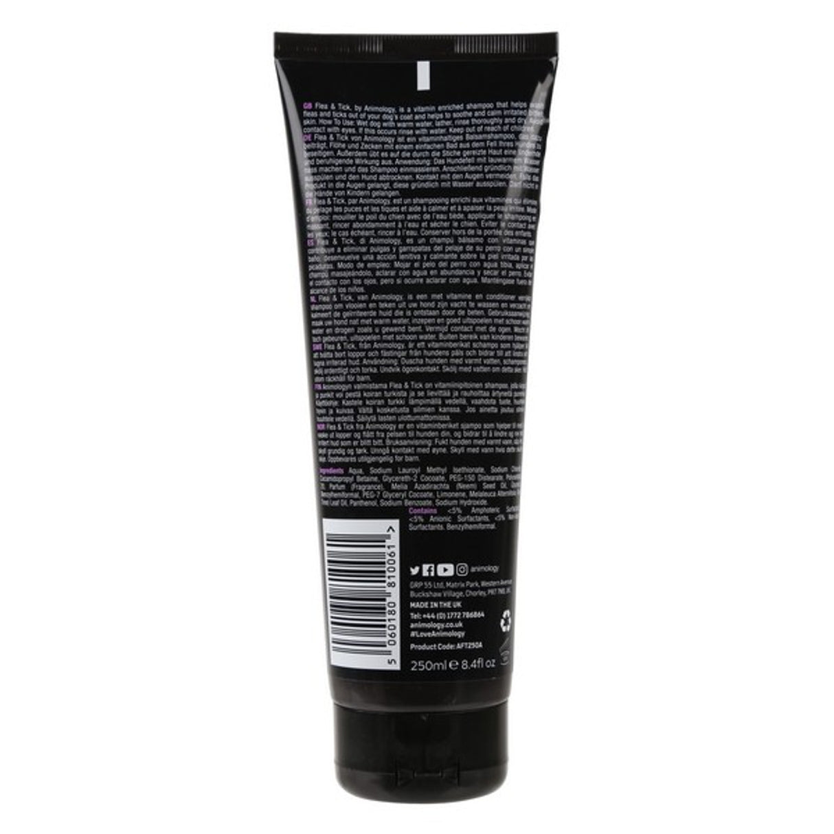 Animology Flea and Tick Dog Shampoo 250ml