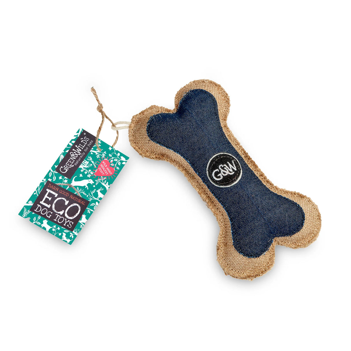 Green&Wilds Boney Den 'M' Eco Dog Toy