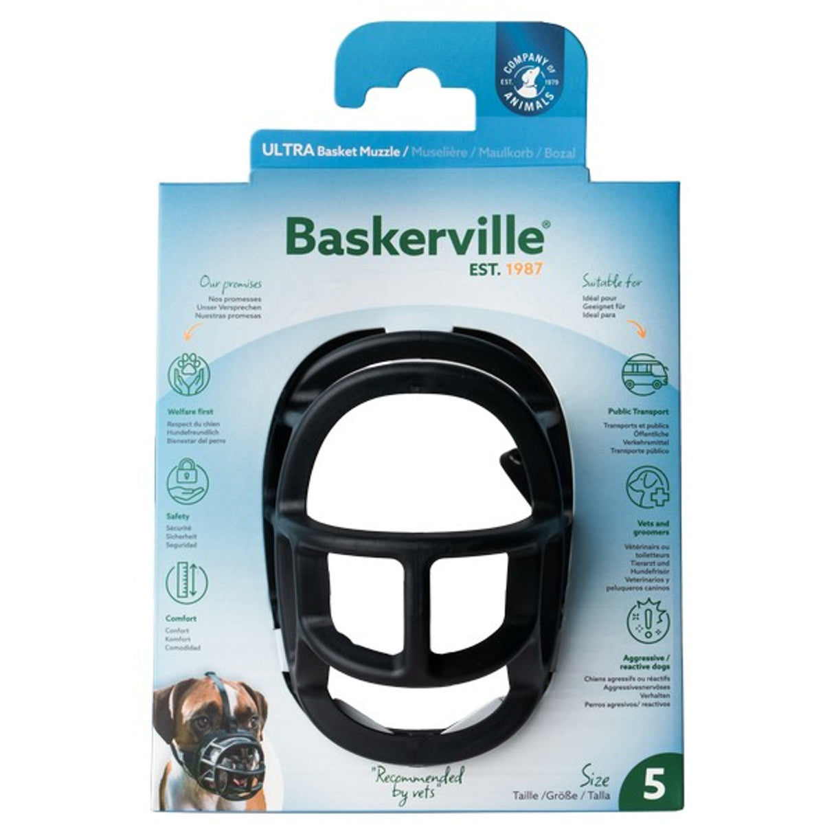 CoA Baskerville Ultra Basket Muzzle