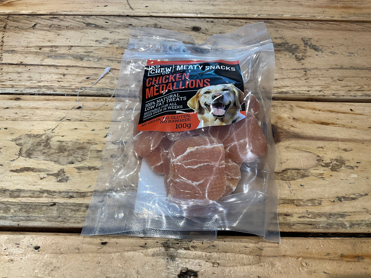 K9 Chews Chicken Medallion 100g