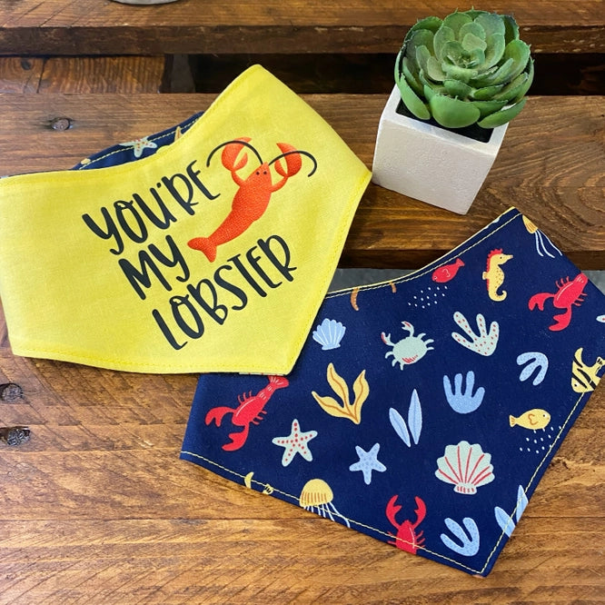 Dog Bandana - You're My Lobster / Under the Sea