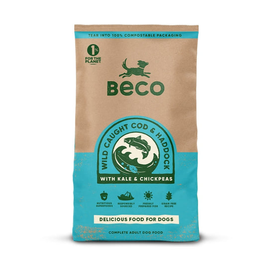 Beco Dry Food Wild Caught Cod & Haddock with Kale & Chickpeas