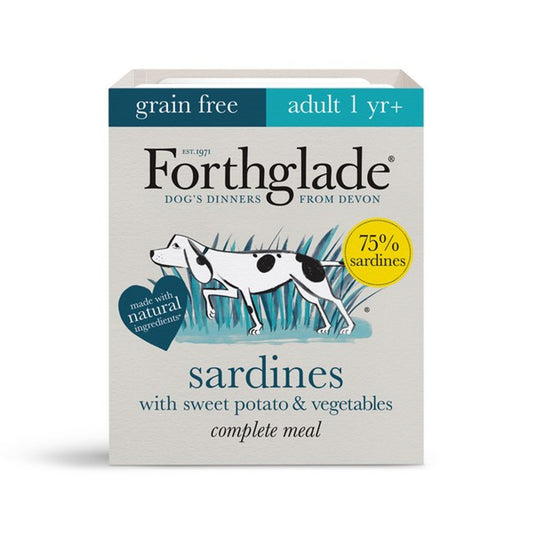 Forthglade Complete Adult Sardines With Sweet Potato&Vegetables Wet Dog Food Grain Free 395g