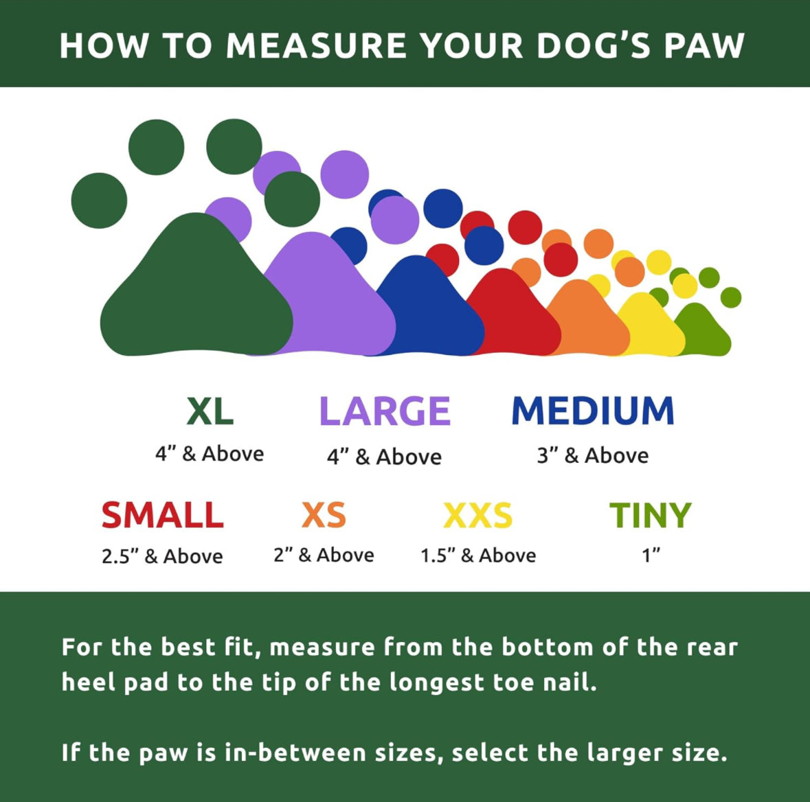 Paws Rubber Dog Boots Black