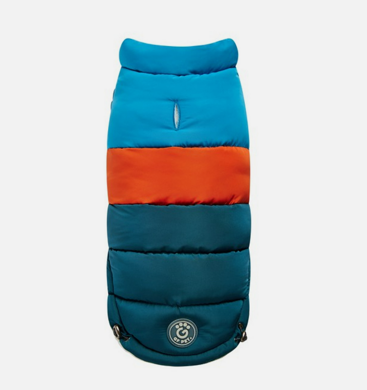 GF Pet Elasto-Fit Colour Block Puffer Dark Teal