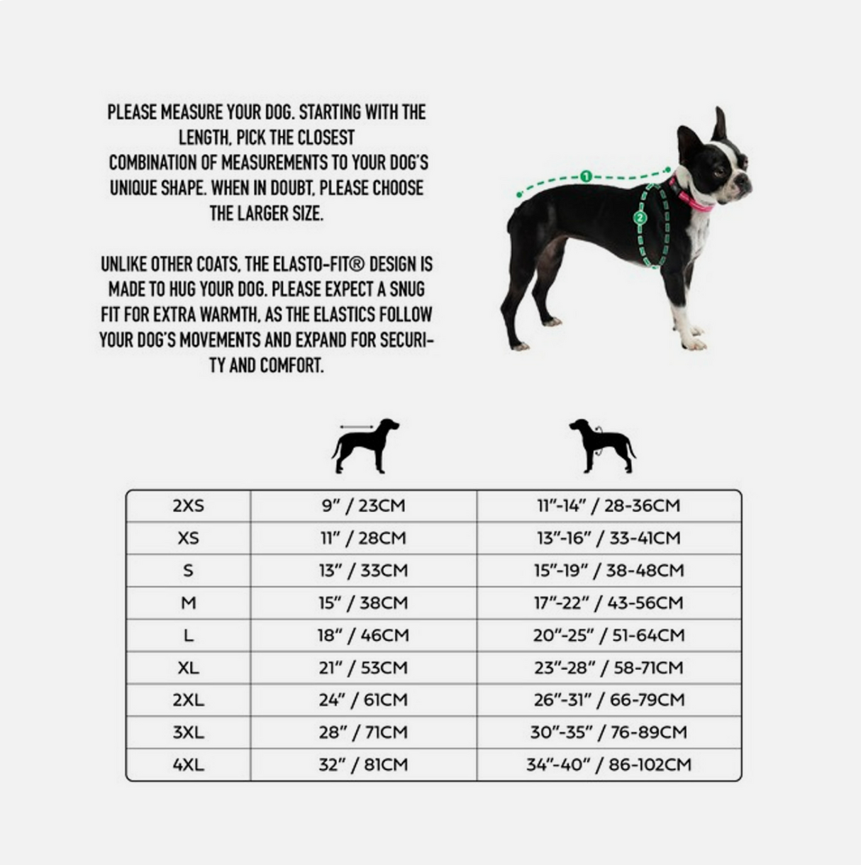 GF Pet Elasto-Fit Colour Block Puffer Dark Teal