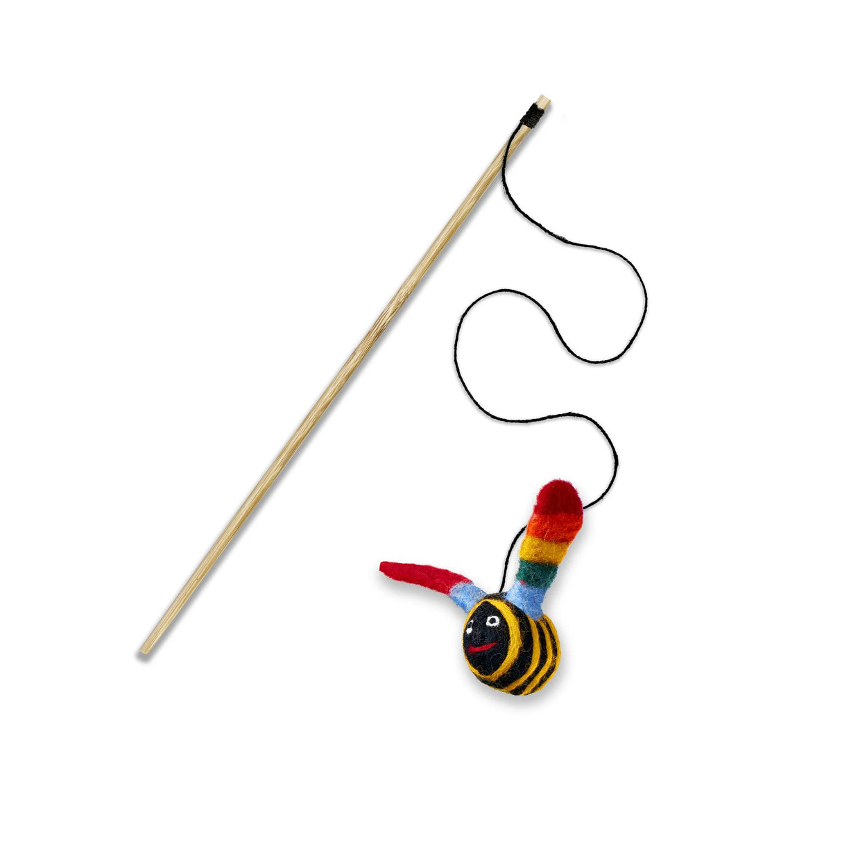 Green&Wild Buzz Bee - Eco Teaser toy with catnip