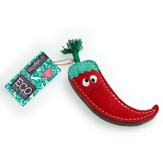 Green&Wilds Chad The Chilli Pepper Dog Toy