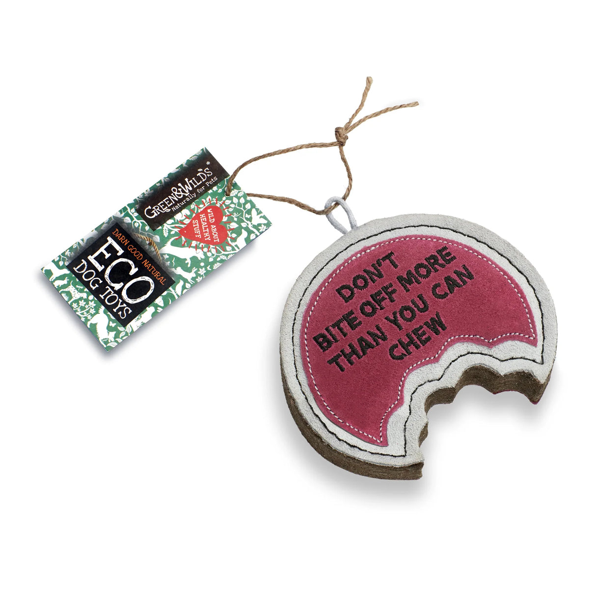 Green&Wilds Don't Bite Off More Than You Can Chew, Eco Dog Toy