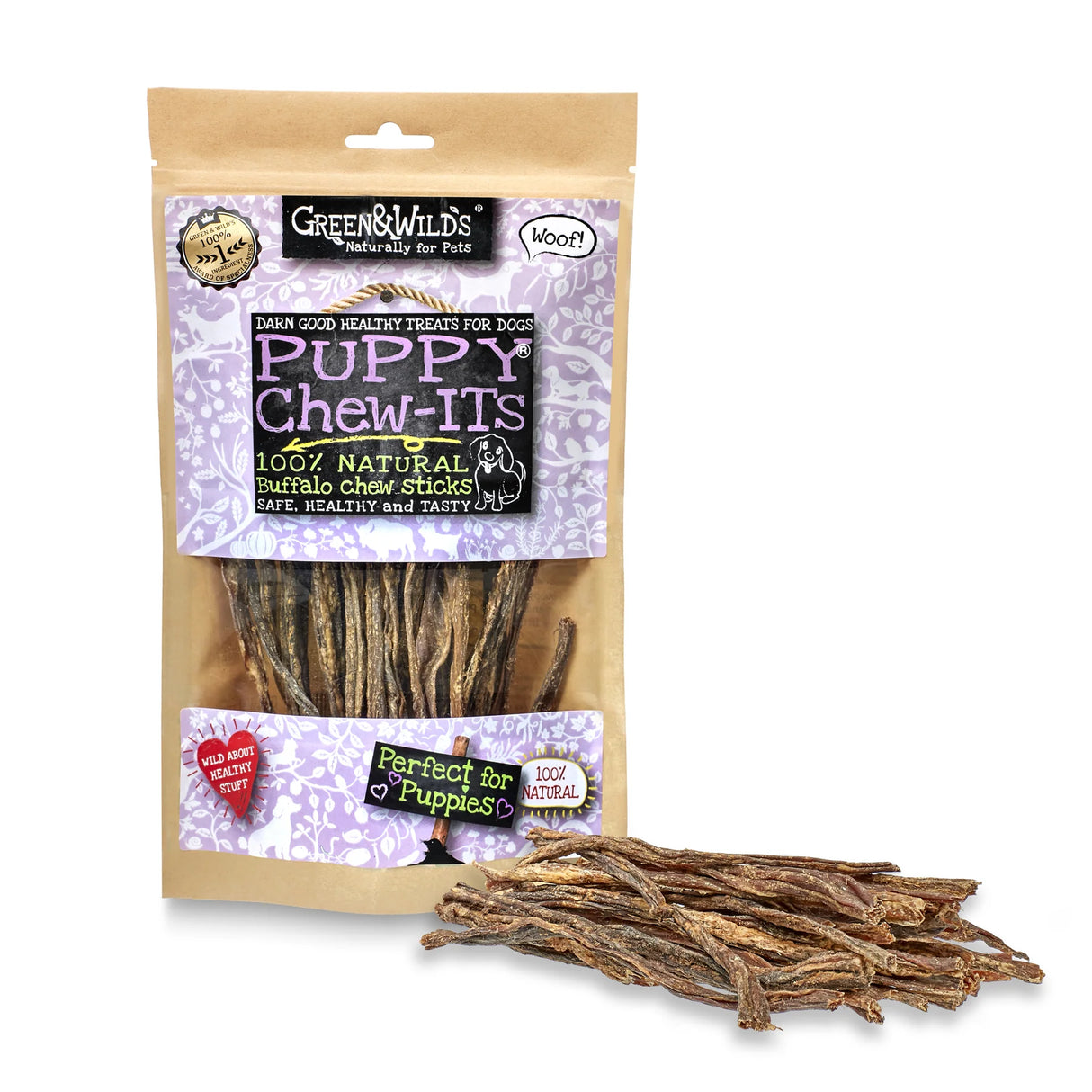 Green&Wilds Puppy Chew-its 80g