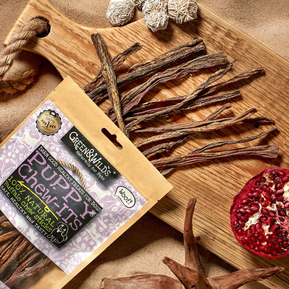 Green&Wilds Puppy Chew-its 80g