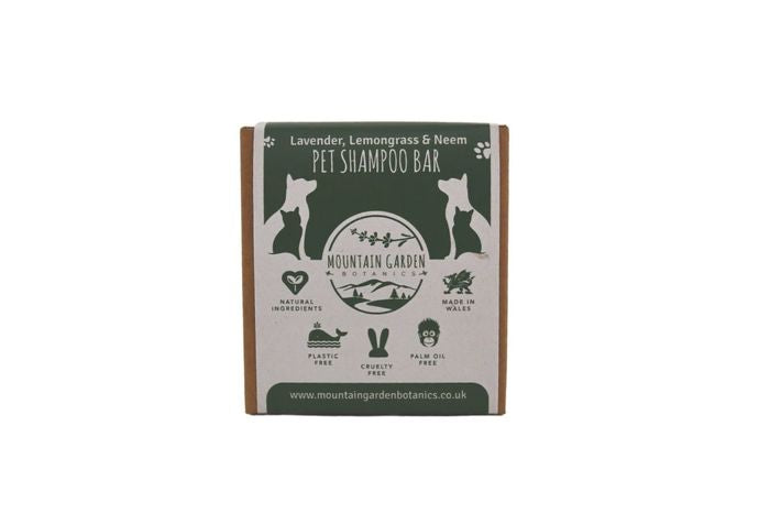 Mountain Garden Botanics Lavender, Lemongrass and Neem Shampoo Bar