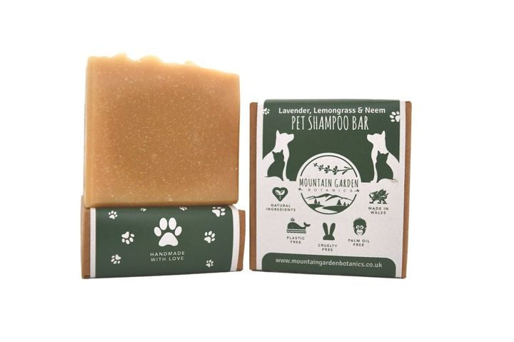 Mountain Garden Botanics Lavender, Lemongrass and Neem Shampoo Bar