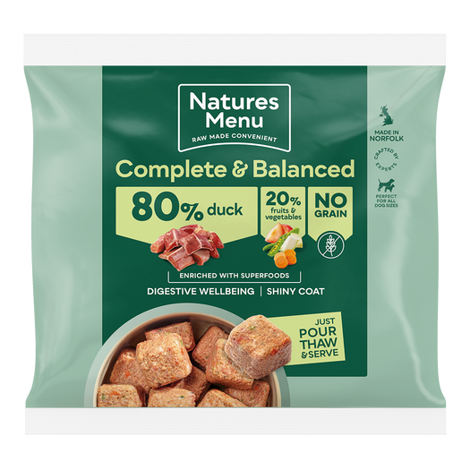 Natures Menu Frozen Country Hunter Duck&Chicken 1kg - In Shop or Pickup only