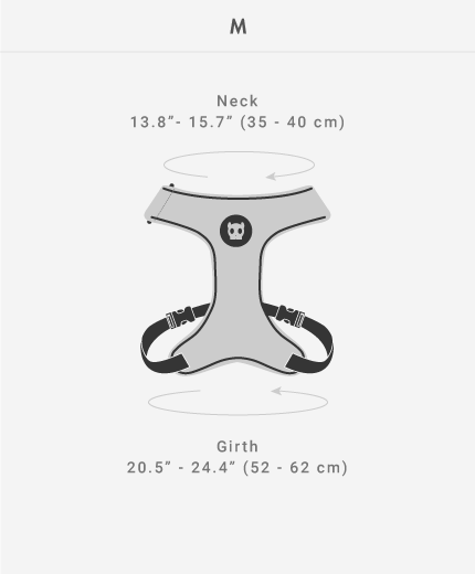 Zeedog Adjustable Air Mesh Harness Pacco