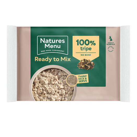 Natures Menu Ready To Mix 100% Tripe Mince 400g - In Shop or Pickup only