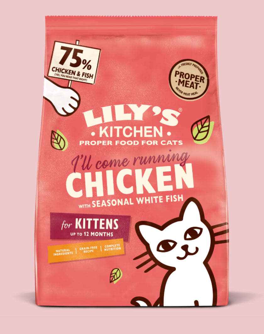 Lily's Kitchen Cat Kitten Chicken & White Fish 800g