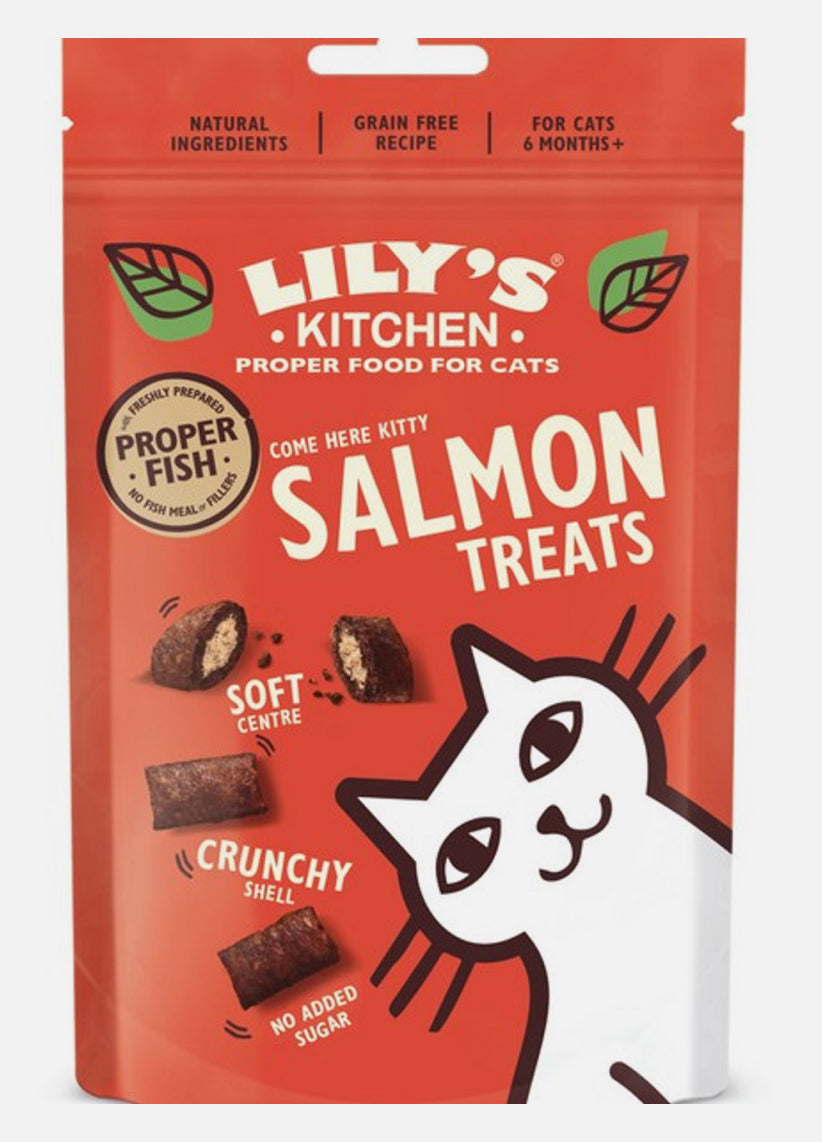 Lilys Kitchen Salmon Treat for Cats 60g