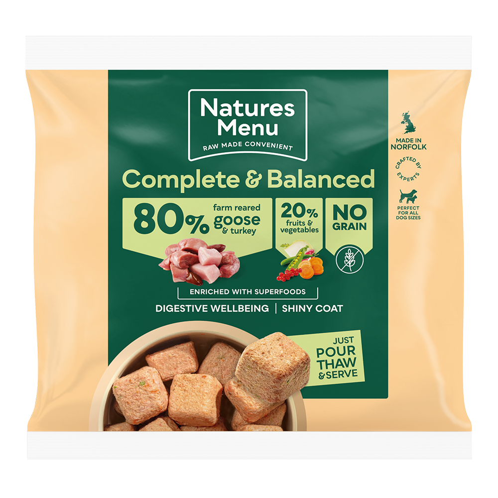 Natures Menu Frozen Country Hunter Goose and Turkey 1kg - In Shop or Pickup only
