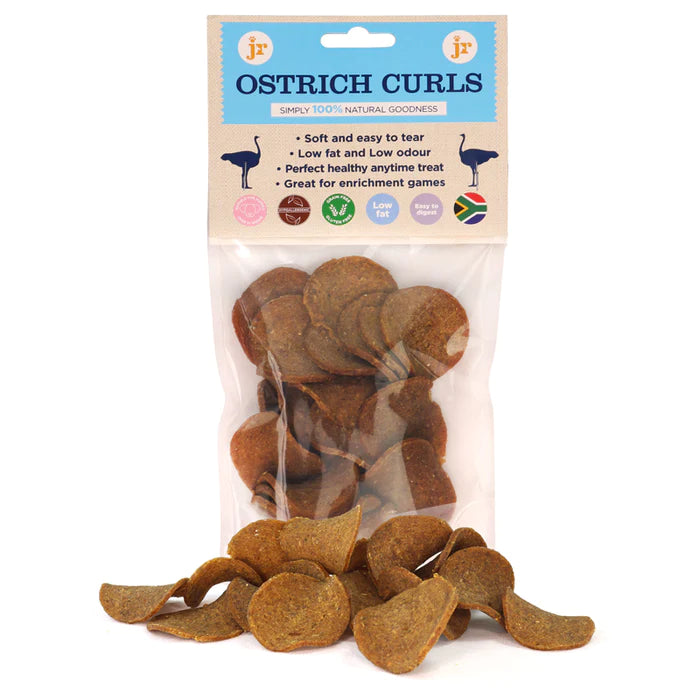 JR Pet Ostrich Curls 80g