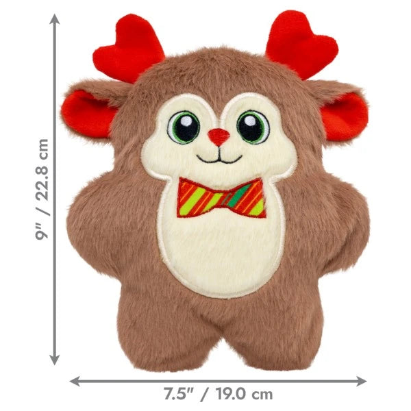 KONG Holiday 2026 Snuzzles Bow Tie Reindeer