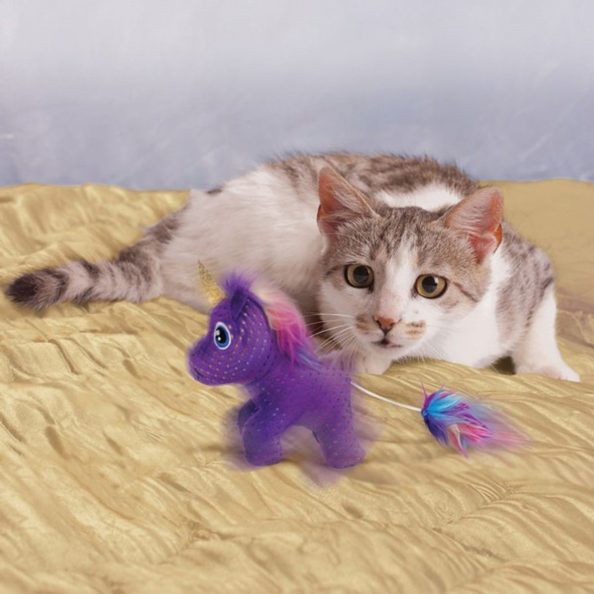 KONG Cat Enchanted Buzzy Unicorn