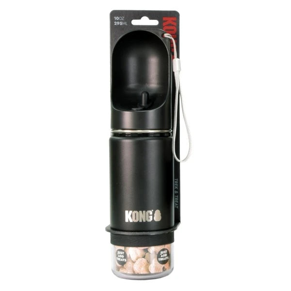 KONG H2O Trek & Treat Dog Water Bottle 295ml