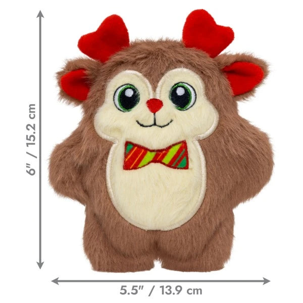 KONG Holiday 2026 Snuzzles Bow Tie Reindeer