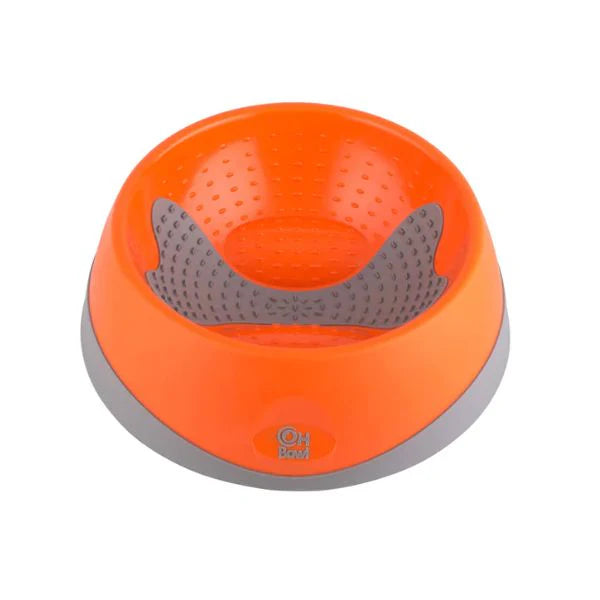 Lickimat OH Bowl - Medium Orange