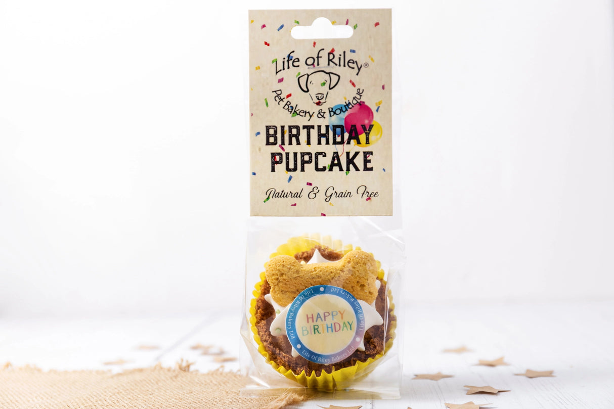 Life Of Riley Dog Birthday Cupcake