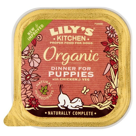 Lily's Kitchen Organic Dinner Puppy Chicken and Veg 150g