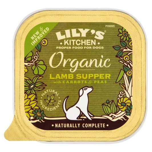 Lily's Kitchen Organic Lamb Supper with Carrots and Peas for Dogs 150g