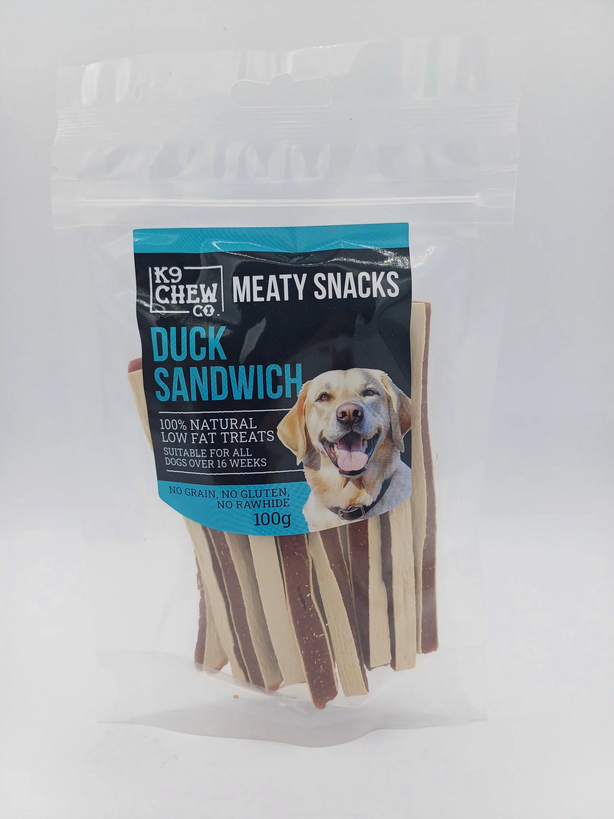 K9 Chews Duck Sandwich Dog Treat 100g