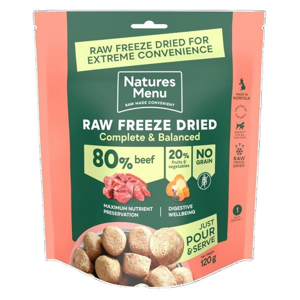 Natures Menu Complete and Balanced 80/20 Beef 120g