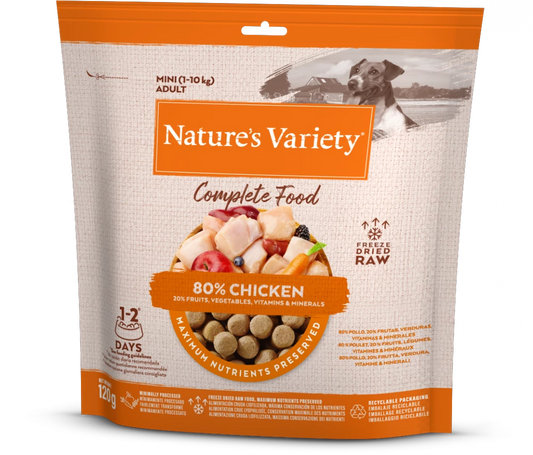 Natures Variety Freeze Dried Complete Food Chicken 120g