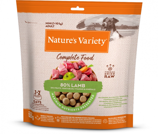 Natures Variety Freeze Dried Complete Food Lamb 120g