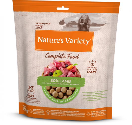 Natures Variety Freeze Dried Complete Food Lamb 250g