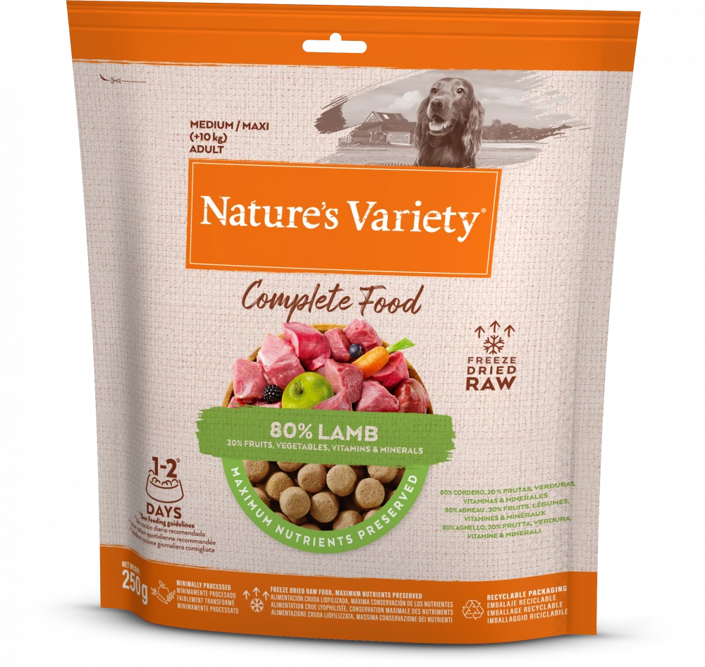 Natures Variety Freeze Dried Complete Food Lamb 250g